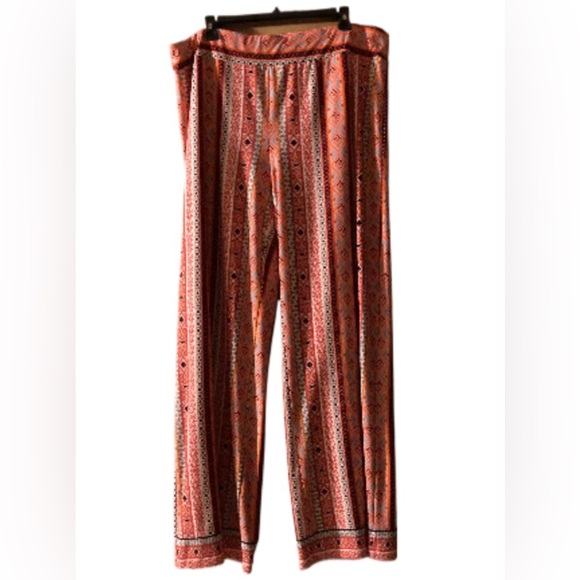 EUC New Directions Woman Wide Leg Elastic Waistline Pull On Pants Plus Size 1X - Picture 2 of 9